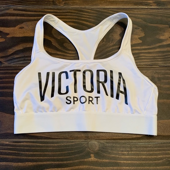 Victoria's Secret Other - Victoria Secret Sport White Sports Bra- Like New
